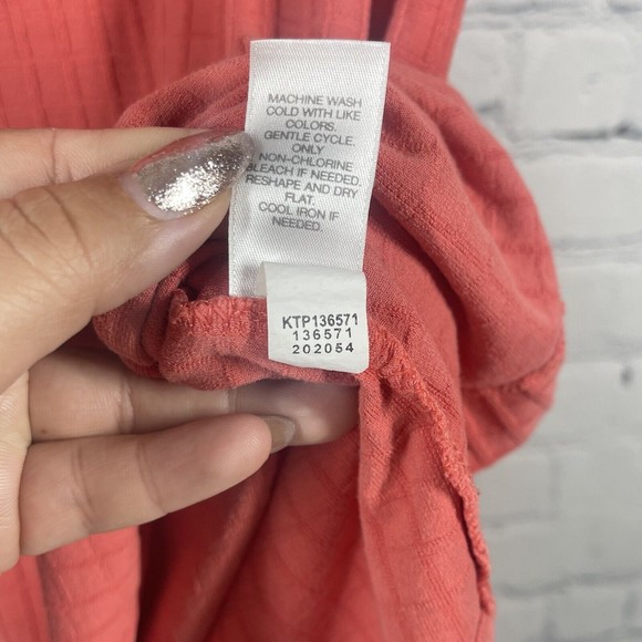 J. Jill Women Size L Wherever Collection Pullover Stretch Short Sleeve Blouse - Picture 8 of 9